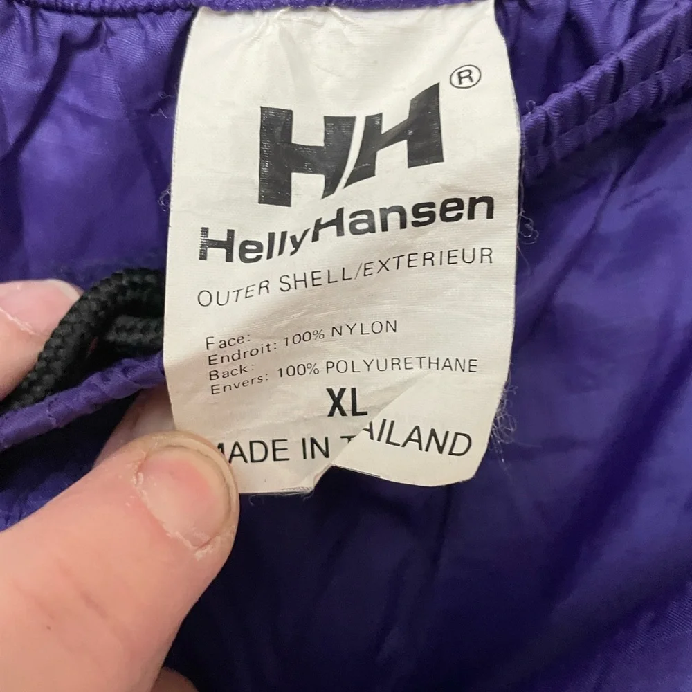 Vintage Helly Hansen Shell Pants, purple size XL​ - Picture 3 of 5